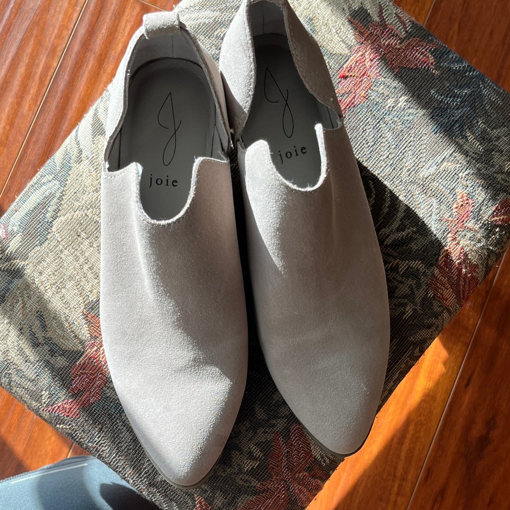 Joie Women’s Elegant Gray Suade Loafers